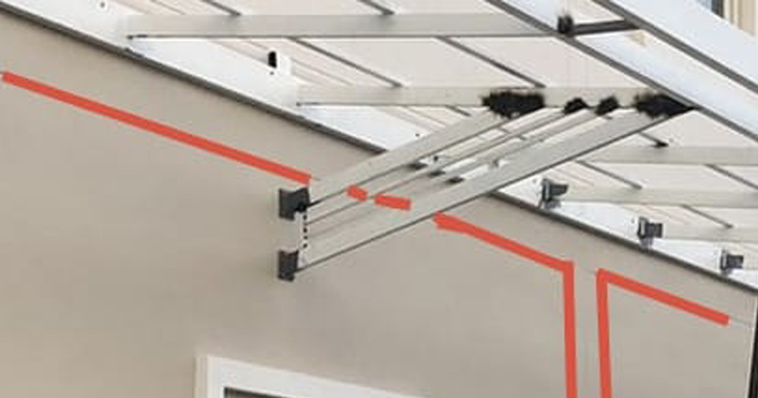 ข้อควรระวัง งานต่อเติม​กันสาด​ ค้ำยันให้หมั่นตรวจสอบ